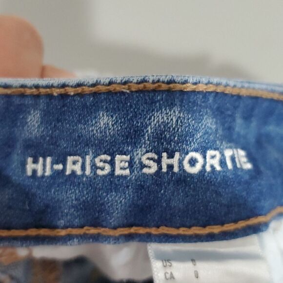 American Eagle super stretch high rise jean shorts - Picture 6 of 8